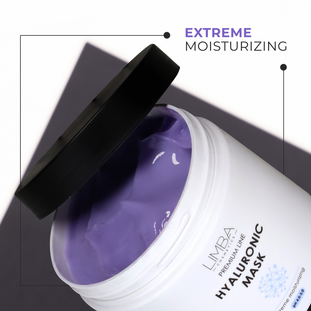 Limba Cosmetics Premium Line Hyaluronic Moisturizing Hair Mask, 500 ml