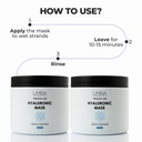 Limba Cosmetics Premium Line Hyaluronic Moisturizing Hair Mask, 500 ml