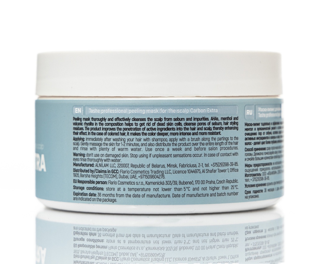 Tashe Professional Peeling mask for the scalp Carbon Extra, 300 ml