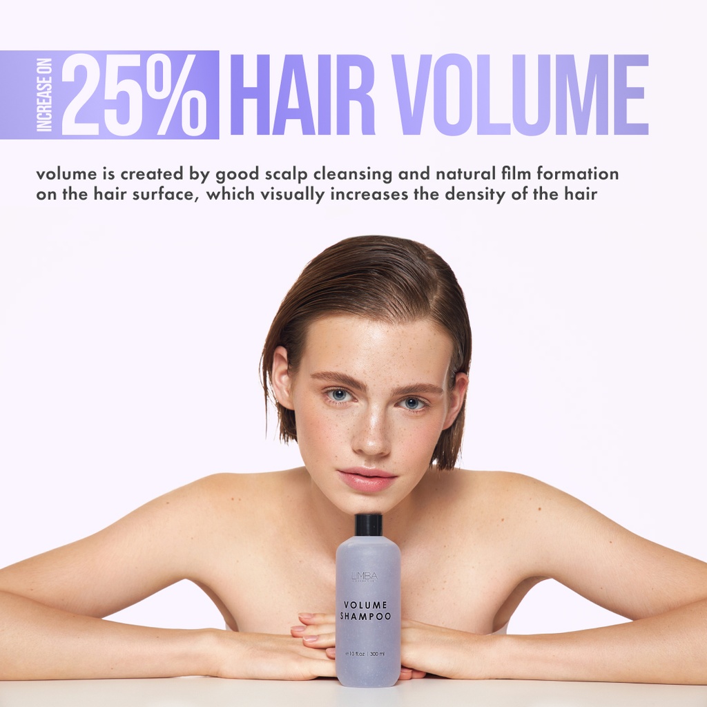 Limba Cosmetics Pure Volume Shampoo, 300 ml