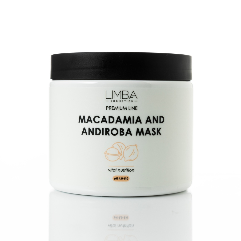 Limba Cosmetics Premium Line Macadamia and Andiroba Mask, 500 ml ...